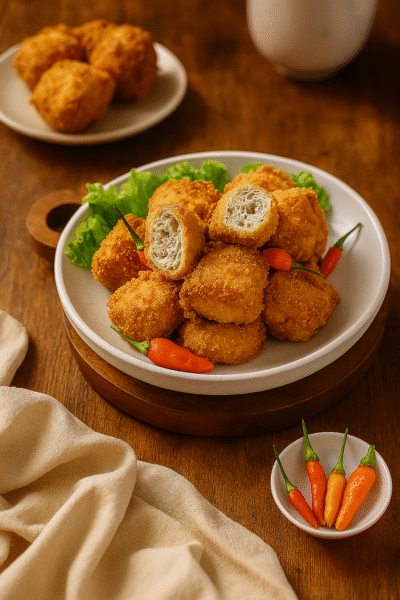 Sajian Kroket Renyah dengan Cabai